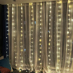 Led Fairy String Curtain Lights 8 Modes Remote USB Valentine's Day Decoration Home Festival New Year Lights with Remote Control Curtain Light String 8 Lighting Modes, Fairy Lights, Copper Wire Lights, Christmas Party, Wedding