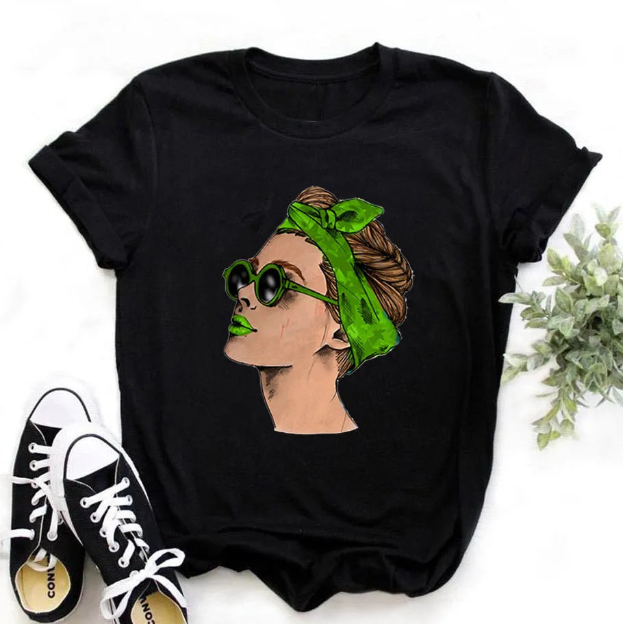 Dragon Print Women Tshirt Polyester Casual Funny t shirt Gift For Lady Yong Girl Top Tee