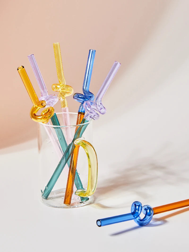 Heat Resistant Glass Colorful Coffee Glasses with Handle Household Milk Breakfast Cup Nordic Modern Mug Drinking Glasses