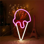 LED Neon Sign with USB/Battery for Bar Bedroom Game Room Wedding Party Wall Decor Christmas Gift Customizable Lighting