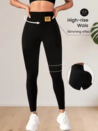 High Waisted Leggings For Women Abdominal Control And Buttock Lifting Tight Pants Yoga Trouser Suitable For Fitness And Exercise