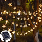 LED Solar Powered Fairy Lights Outdoor Solar Star String Lights For Christmas Patio Garden Yard Porch Wedding Birthday Decor