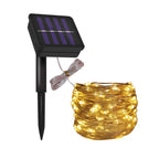 Fairy Lights Solar Garden Lights String Lights with 8 Modes Waterproof Wire Lights for Patio Yard Trees Christmas Party