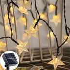 LED Solar Powered Fairy Lights Outdoor Solar Star String Lights For Christmas Patio Garden Yard Porch Wedding Birthday Decor