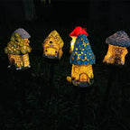 Solar Powered Fairy House Lawn Lamp Solar Led Light Outdoor Garden Decoration Lamp Waterproof Solar Lights