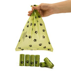 15 Pieces/roll 22*30 Cm Biodegradable Poop Dog Bags - Thickened Dog Waste Bags for On-the-Go Outdoor Cleanup