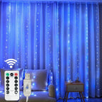 Remote Control Fairy Lights 3 4 6 Meters USB LED Curtain String Lights for Christmas Home Bedroom Decoration Festive Party