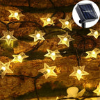 LED Solar Powered Fairy Lights Outdoor Solar Star String Lights For Christmas Patio Garden Yard Porch Wedding Birthday Decor