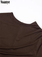 Nsauye New Fashion Women Short Wrap High Waisted Mini Winter Dress 2025 Outfits Sexy Night Club Party Evening Long Sleeve Dress
