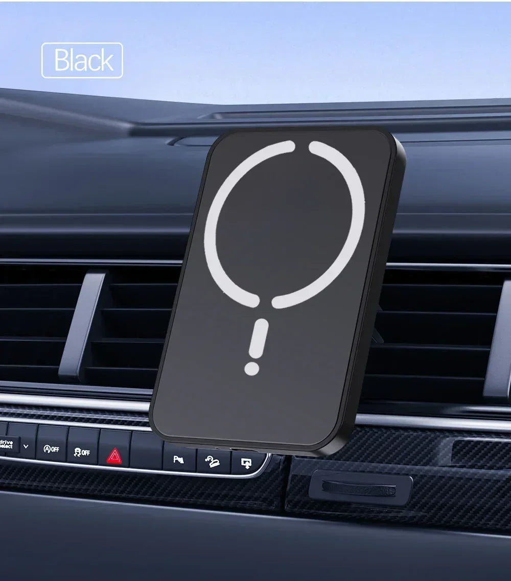 Magnetic Car Air Vent GPS Phone Holder Stand Wireless Charger For Magsafe iPhone 17 16 15 14 13 12 Pro Max Cellphone Bracket