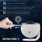 Fantasy Sleep Light Starry Stars Galaxy Projection Lamp Toy 12 in 1 Science Cosmic Wonders Scenery Light For Kids Christmas Gift