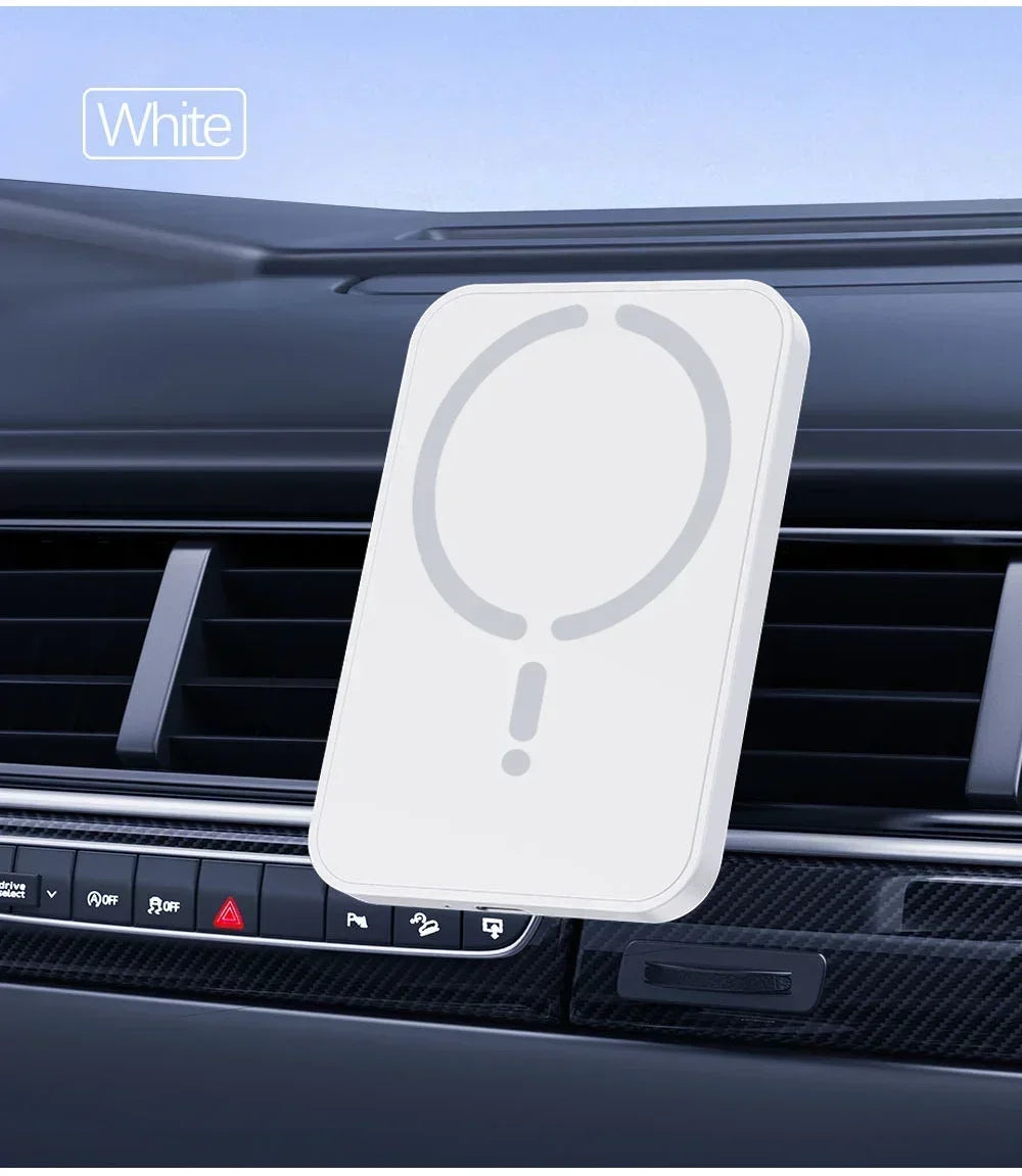 Magnetic Car Air Vent GPS Phone Holder Stand Wireless Charger For Magsafe iPhone 17 16 15 14 13 12 Pro Max Cellphone Bracket