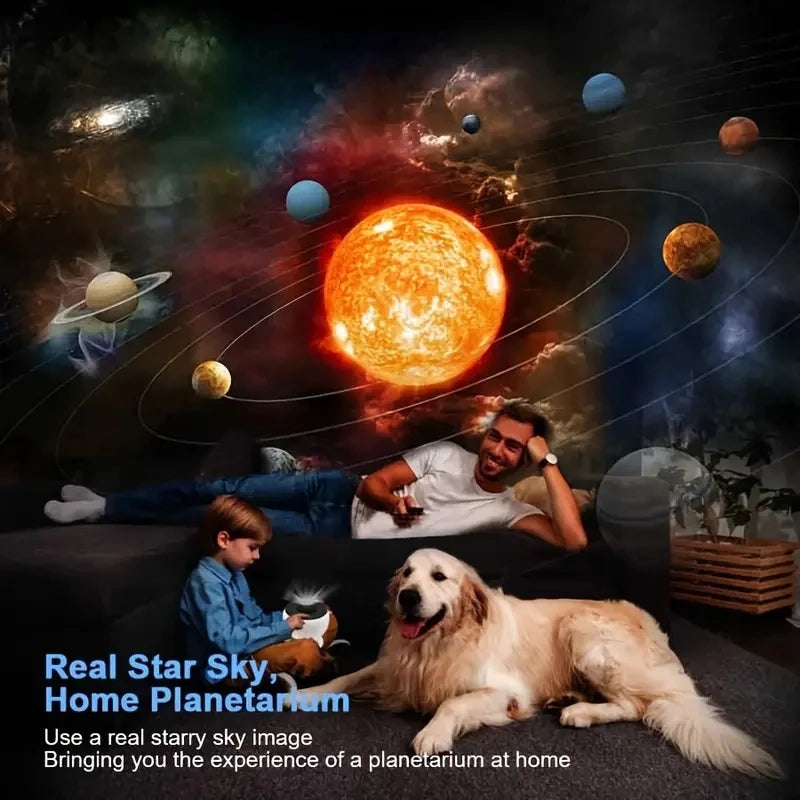 Fantasy Sleep Light Starry Stars Galaxy Projection Lamp Toy 12 in 1 Science Cosmic Wonders Scenery Light For Kids Christmas Gift