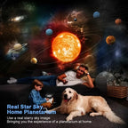 Fantasy Sleep Light Starry Stars Galaxy Projection Lamp Toy 12 in 1 Science Cosmic Wonders Scenery Light For Kids Christmas Gift