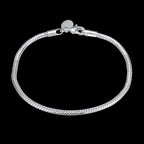 925 Sterling Silver 16-23cm 3mm Snake Chain Bracelet For Women Men Fashion Wedding Engagement Party Jewelry Gifts