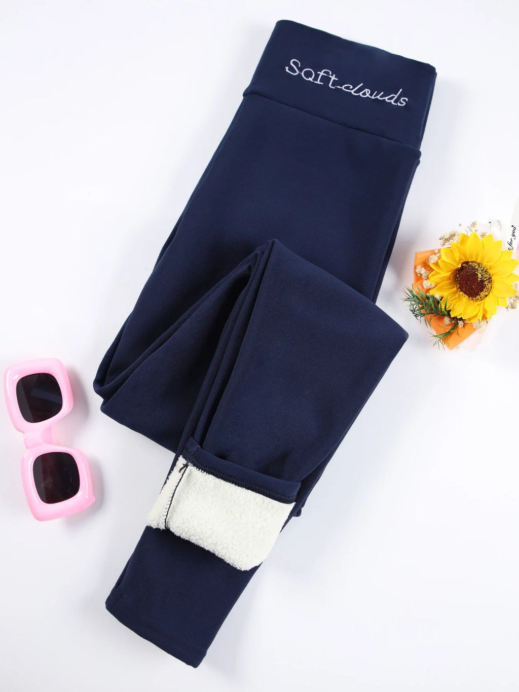 S-XL Autumn Winter Women Fleece Leggings Letter Embroidery Design Warm Velvet Thicken High Waist Butt-Lifting Tights Casual Wear