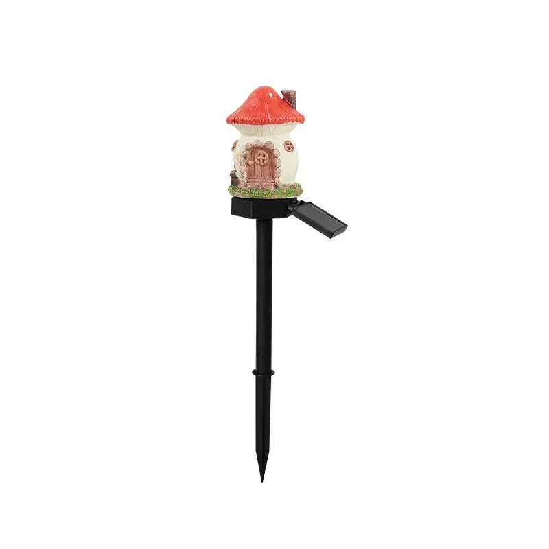 Solar Powered Fairy House Lawn Lamp Solar Led Light Outdoor Garden Decoration Lamp Waterproof Solar Lights