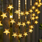 LED Solar Powered Fairy Lights Outdoor Solar Star String Lights For Christmas Patio Garden Yard Porch Wedding Birthday Decor