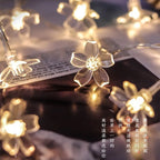 Flower Fairy Lights Battery Operated String Lights Waterproof 10/20/40/80 LED Cherry Blossom Lights For Patry Wedding Decor