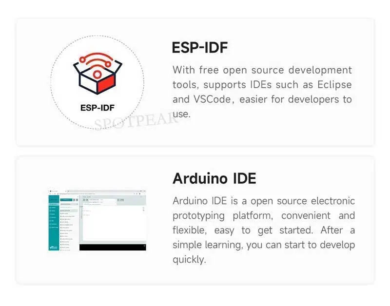 Waveshare ESP32-S3 For Xiaozhi AI  4.2inch RLCD Total Reflection Screen 4.2 inch Development Board Deepseek