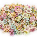 50PCs Mini Artificial Rose Flowers Heads Silk Fake Flowers for Home Dceor Wedding Decoration Craft Wreath Gifts Accessories