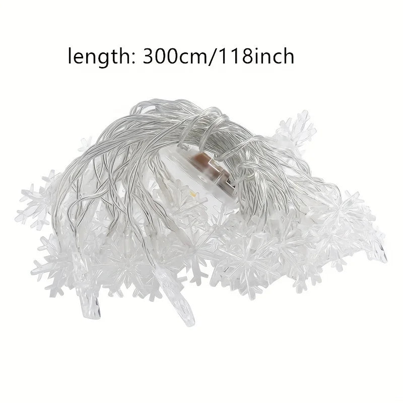 3M/118.11 Inch Battery-Powered Fairy String Lights for Indoor Bedroom Decor, Prom, and Party, Festive Lighting, Christmas Lights