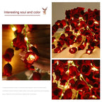 LED Fairy String Lights Lily of The Valley Flowers Light for Wedding Party Bedroom Backdrop Wall Holiday Christmas Decor