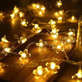 Flower Fairy Lights Battery Operated String Lights Waterproof 10/20/40/80 LED Cherry Blossom Lights For Patry Wedding Decor