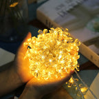 Flower Fairy Lights Battery Operated String Lights Waterproof 10/20/40/80 LED Cherry Blossom Lights For Patry Wedding Decor