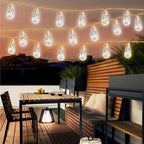 New Arrival! Solar Fairy Lights with 25/15/10 Unbreakable Clear Bulbs - IP44 Waterproof & 8 Modes for Outdoor Bliss!