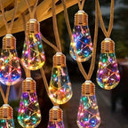 New Arrival! Solar Fairy Lights with 25/15/10 Unbreakable Clear Bulbs - IP44 Waterproof & 8 Modes for Outdoor Bliss!