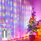 Remote Control Fairy Lights 3 4 6 Meters USB LED Curtain String Lights for Christmas Home Bedroom Decoration Festive Party