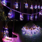 New Arrival! Solar Fairy Lights with 25/15/10 Unbreakable Clear Bulbs - IP44 Waterproof & 8 Modes for Outdoor Bliss!
