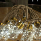 New Arrival! Solar Fairy Lights with 25/15/10 Unbreakable Clear Bulbs - IP44 Waterproof & 8 Modes for Outdoor Bliss!