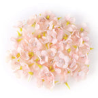 50PCs Mini Artificial Rose Flowers Heads Silk Fake Flowers for Home Dceor Wedding Decoration Craft Wreath Gifts Accessories
