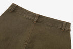 AS SS26  stretch denim skirt fashion lady wear elastic fabric ( waist expands about 2-3cm)