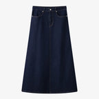 AS SS26  stretch denim skirt fashion lady wear elastic fabric ( waist expands about 2-3cm)