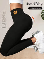 High Waisted Leggings For Women Abdominal Control And Buttock Lifting Tight Pants Yoga Trouser Suitable For Fitness And Exercise