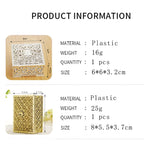 2 PCs Mini Treasure Storage Jewelry Box Silver-color Hollow Flower Pattern Jewelry Case Boxes for Necklace Earring Ring 2030