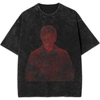 New Dexter Morgan Edition Middle Finger Retro Trendy Vintage Washed T-Shirt Summer Y2K Tops Cotton Men Women Tees Short Sleeve