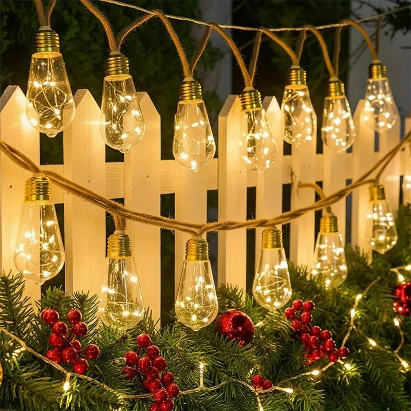 New Arrival! Solar Fairy Lights with 25/15/10 Unbreakable Clear Bulbs - IP44 Waterproof & 8 Modes for Outdoor Bliss!