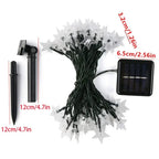 LED Solar Powered Fairy Lights Outdoor Solar Star String Lights For Christmas Patio Garden Yard Porch Wedding Birthday Decor