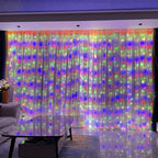 Remote Control Fairy Lights 3 4 6 Meters USB LED Curtain String Lights for Christmas Home Bedroom Decoration Festive Party