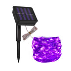 Fairy Lights Solar Garden Lights String Lights with 8 Modes Waterproof Wire Lights for Patio Yard Trees Christmas Party
