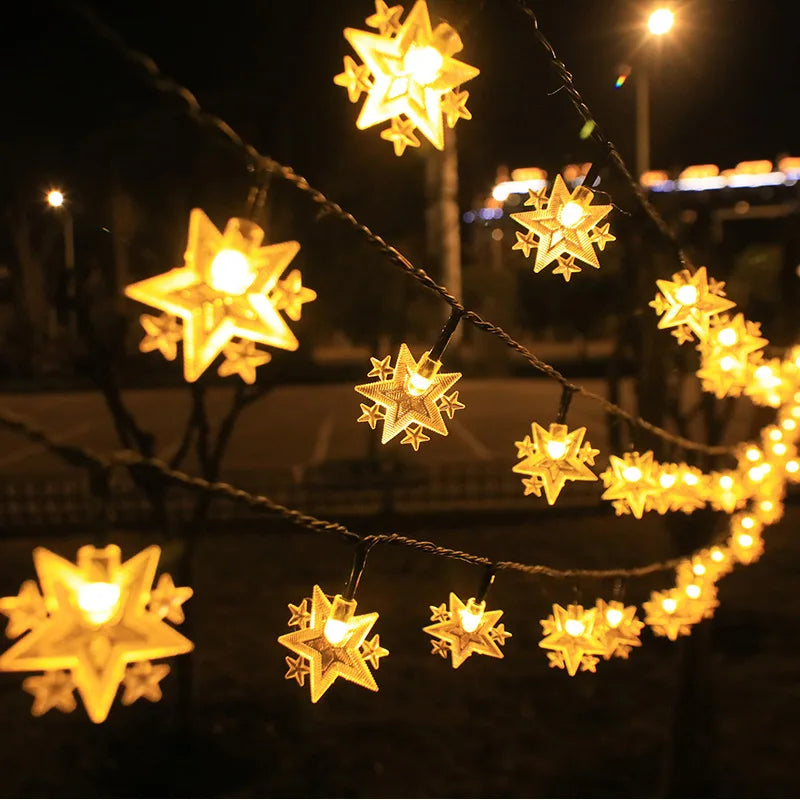200 Leds Solar Fairy Lights for Garden Decorations Outdoor Christmas String Lights for Yard Decor Waterproof