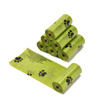 15 Pieces/roll 22*30 Cm Biodegradable Poop Dog Bags - Thickened Dog Waste Bags for On-the-Go Outdoor Cleanup