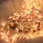 LED Fairy String Lights Lily of The Valley Flowers Light for Wedding Party Bedroom Backdrop Wall Holiday Christmas Decor