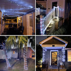 Fairy Lights Solar Garden Lights String Lights with 8 Modes Waterproof Wire Lights for Patio Yard Trees Christmas Party