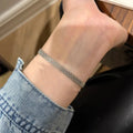 Yupsk Stainless Steel Watch Strap Bracelets Vintage Woven Strap Bracelet for Women Daily Versatile Jewelry Gift