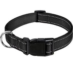 Reflective Pet Collar Adjustable Nylon Collar For Dogs Cats Anti Slip Anti Choke Pet Walking Collar Durable Pet Accessories